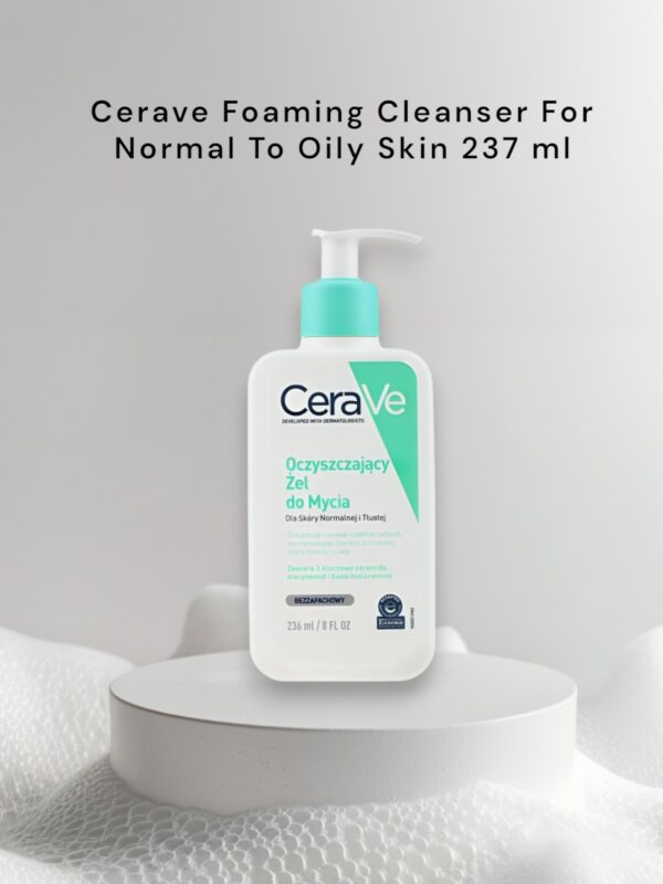CeraVe Foaming Cleanser For Normal To Oily Skin