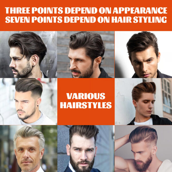Premium Quality Gel  - Men's Wax Hair Styling Gel Comb - Image 4